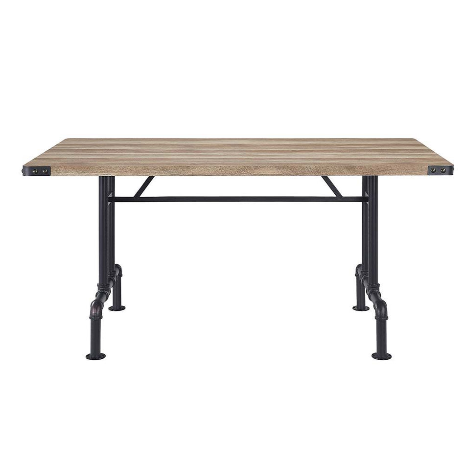 Edina - Dining Table - Oak & Sandy Black