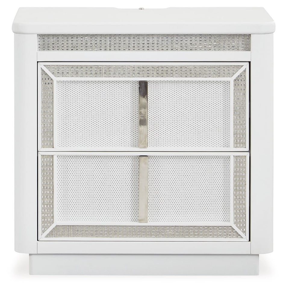 Chalanna - Two Drawer Night Stand - White