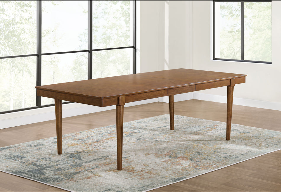 Lyncott - Rectangular Dining Room Extension Table - Brown
