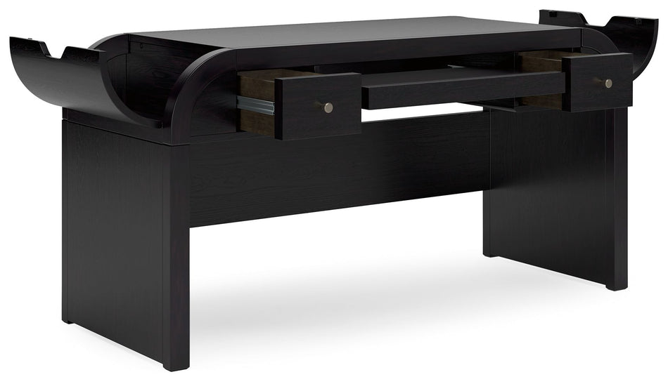 Rowanbeck - Home Office Desk - Black