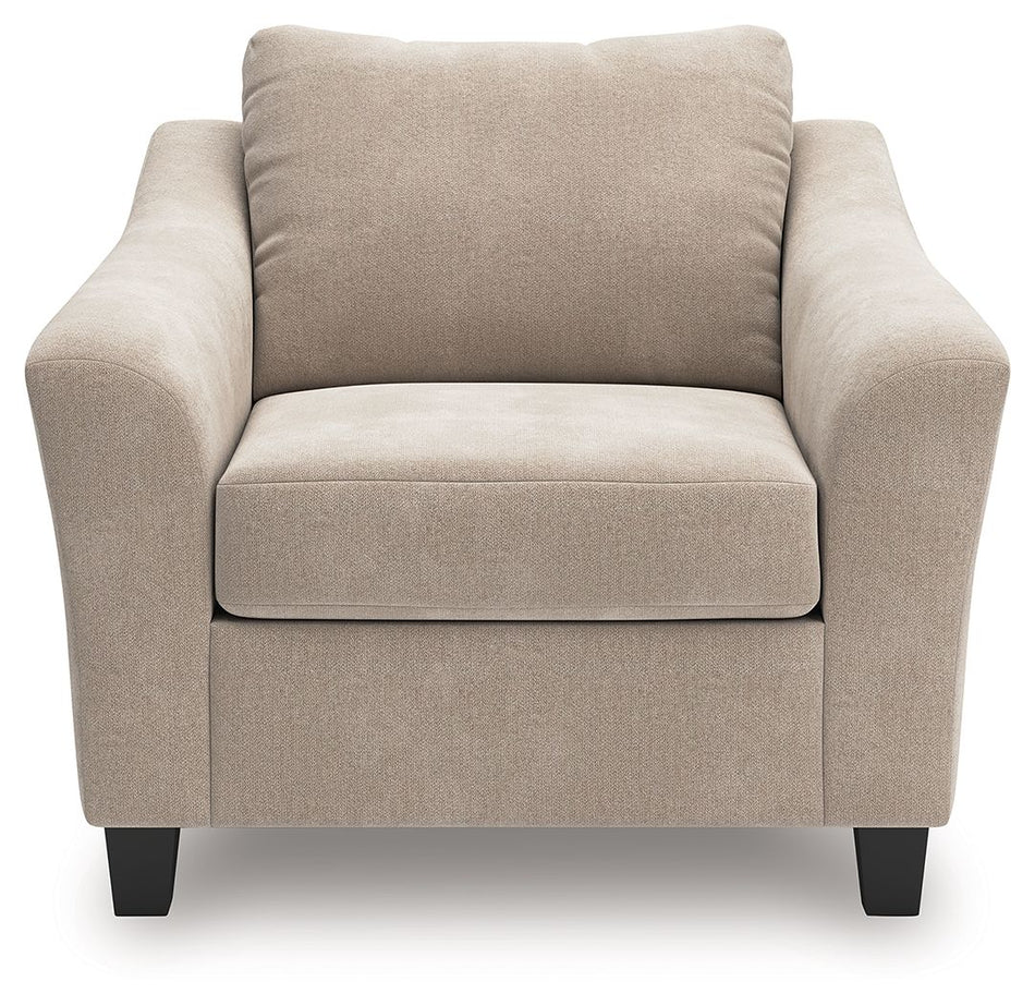 Willarae - Chair And A Half - Taupe