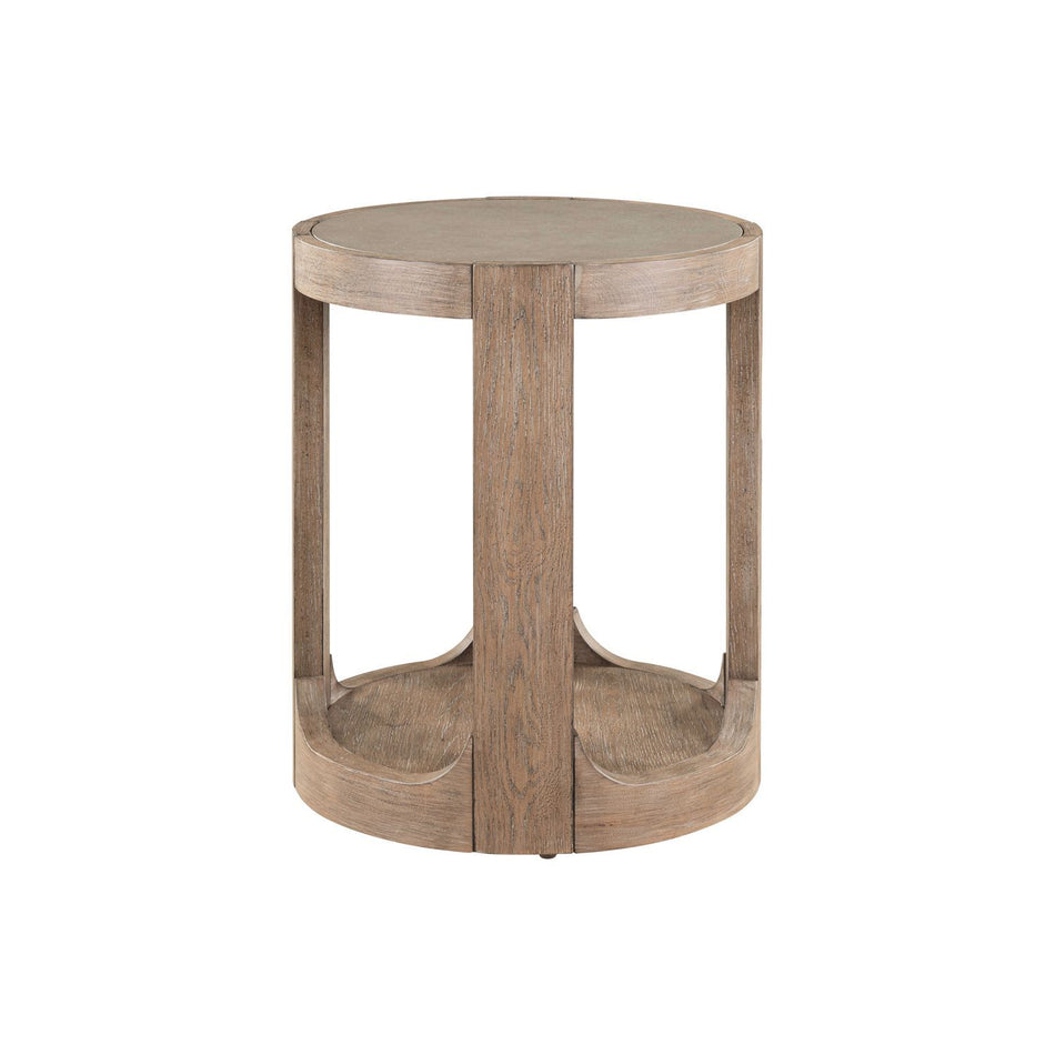 South Bend - Round Chairside Table - Brown