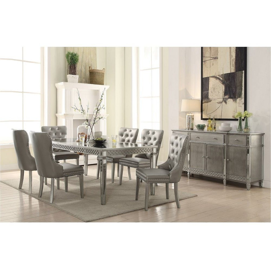 Kacela - Dining Table - Mirrored & Champagne