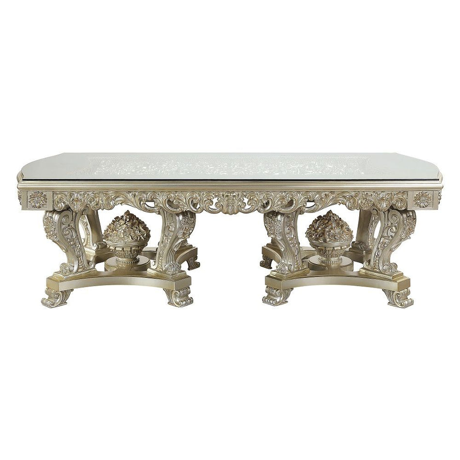 Sorina - Dining Table - Antique Gold