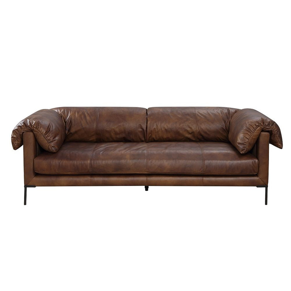 Jaron - Sofa - Mocha Top Grain Leather