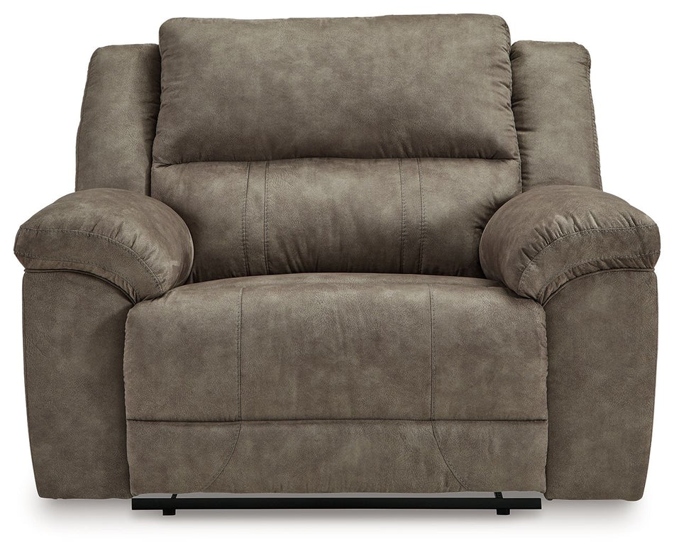 Laresview - Zero Wall Wide Seat Recliner - Fossil
