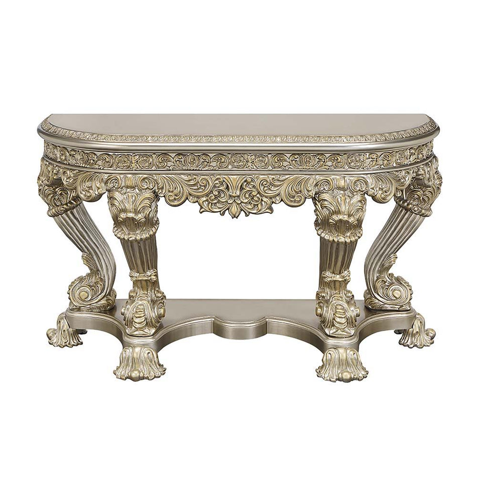 Danae - Sofa Table - Champagne & Gold