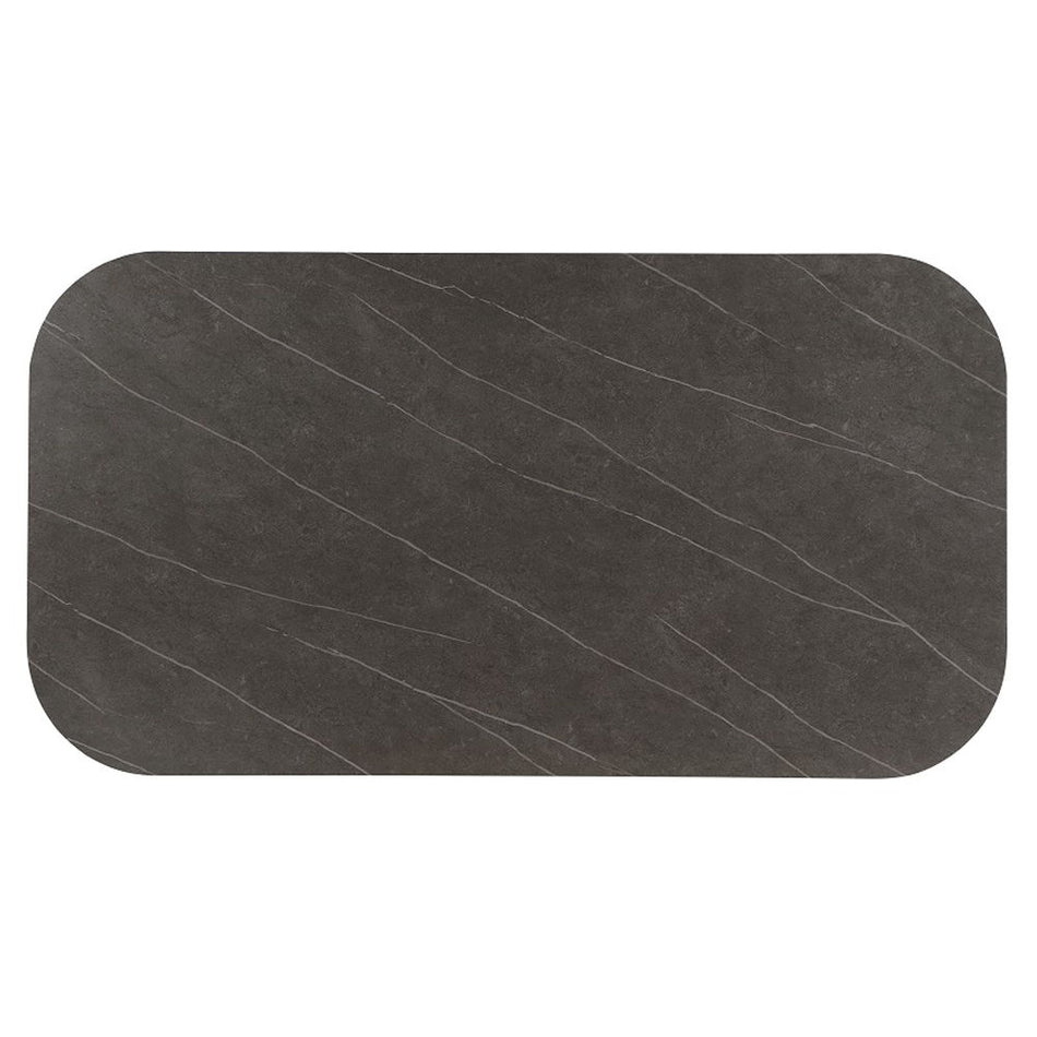 Kasa - Dining Table - Sintered Stone Top & Champagne