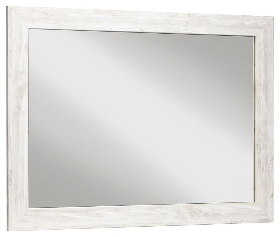 Paxberry - Bedroom Accent Mirror - Whitewash