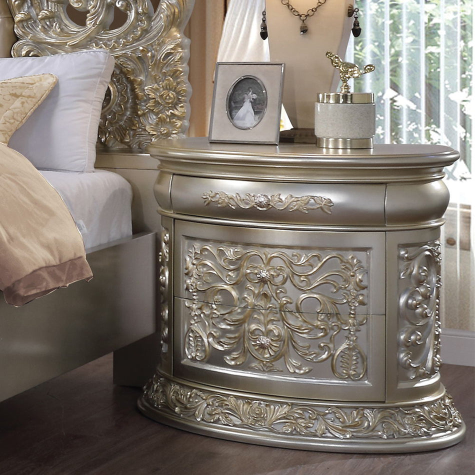 Sorina - Nightstand - Antique Gold
