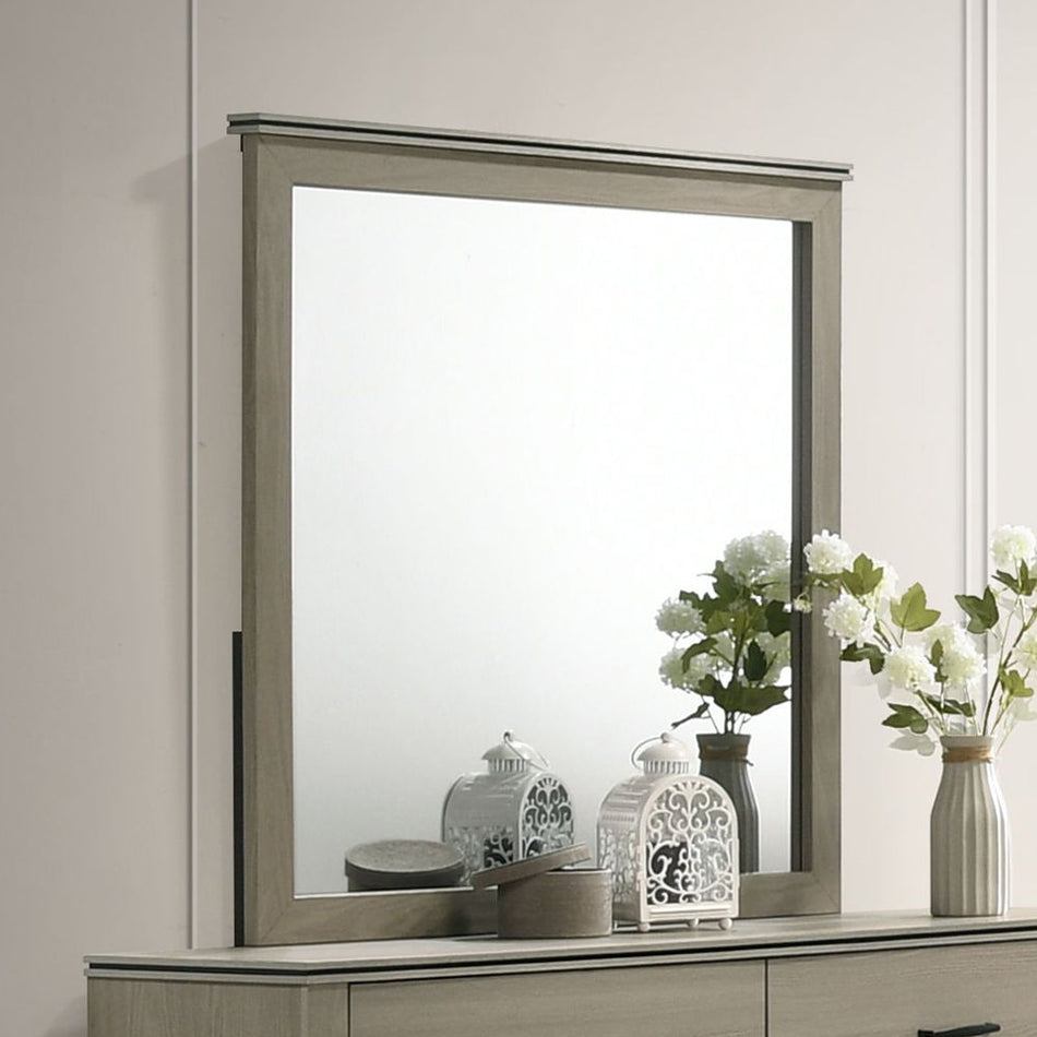 Joanna - Mirror - Weathered Gray