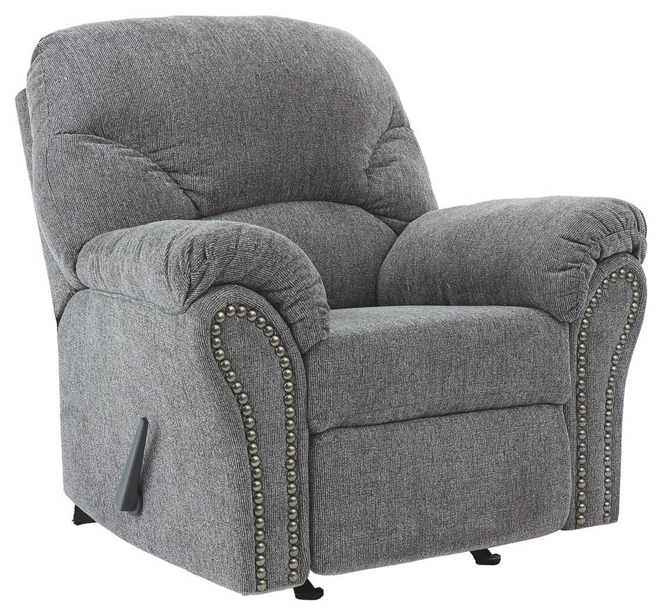 Allmaxx - Rocker Recliner - Pewter