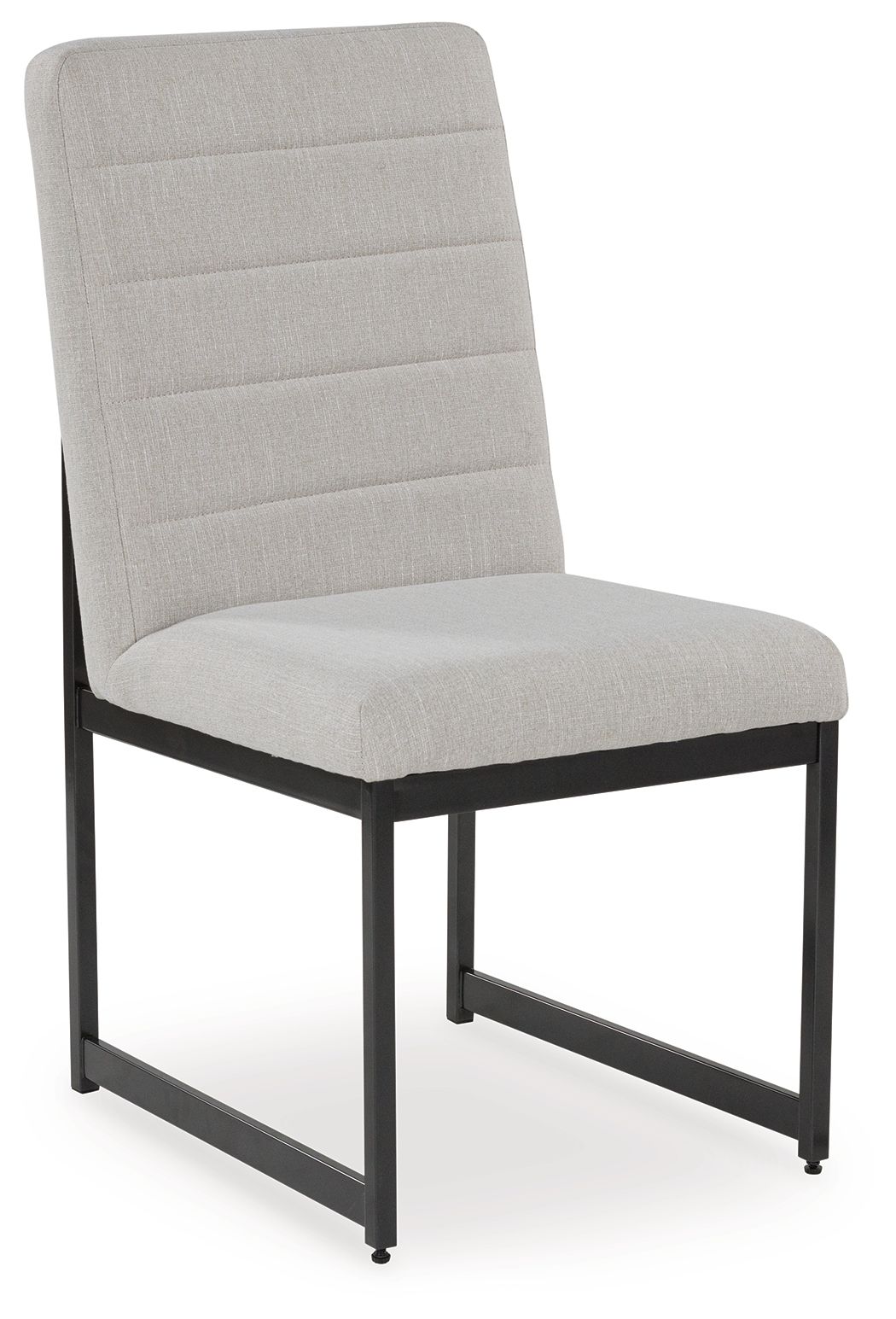 Tomtyn - Silla de comedor tapizada en marrón claro (juego de 2)