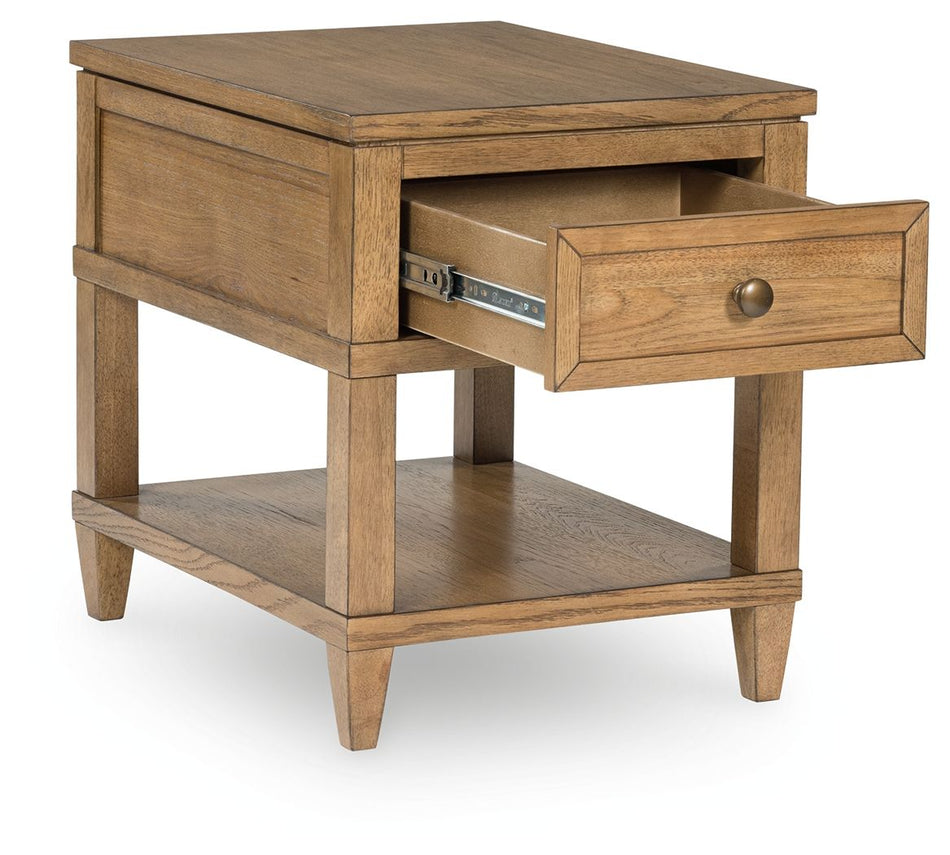 Mesa auxiliar rectangular Sharlance - Marrón claro