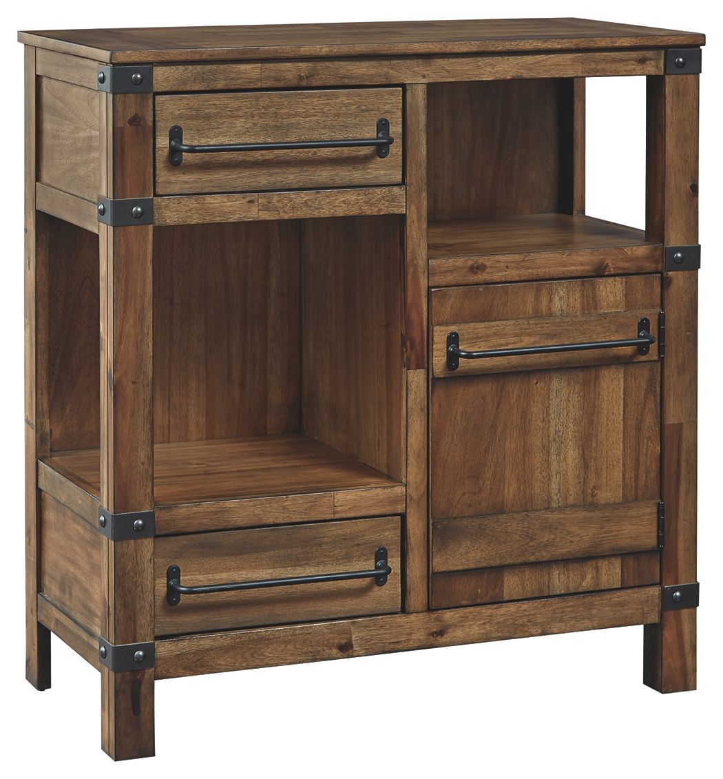 Roybeck - Marrón claro / Bronce - Mueble auxiliar