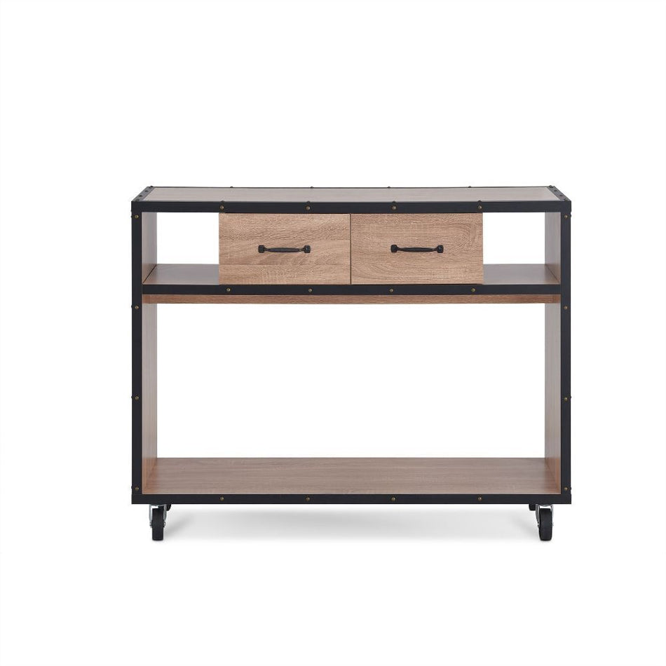 Mesa auxiliar Bemis - Roble claro desgastado