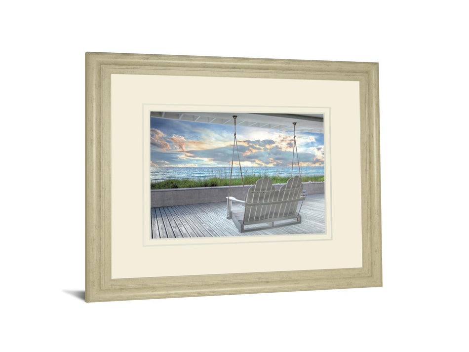 Swing At The Beach By Celebrate Life Gallery - Blue