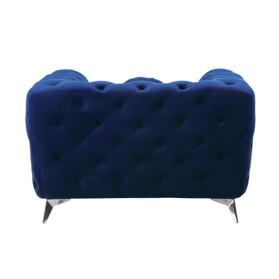 Atronia - Chair - Blue Velvet