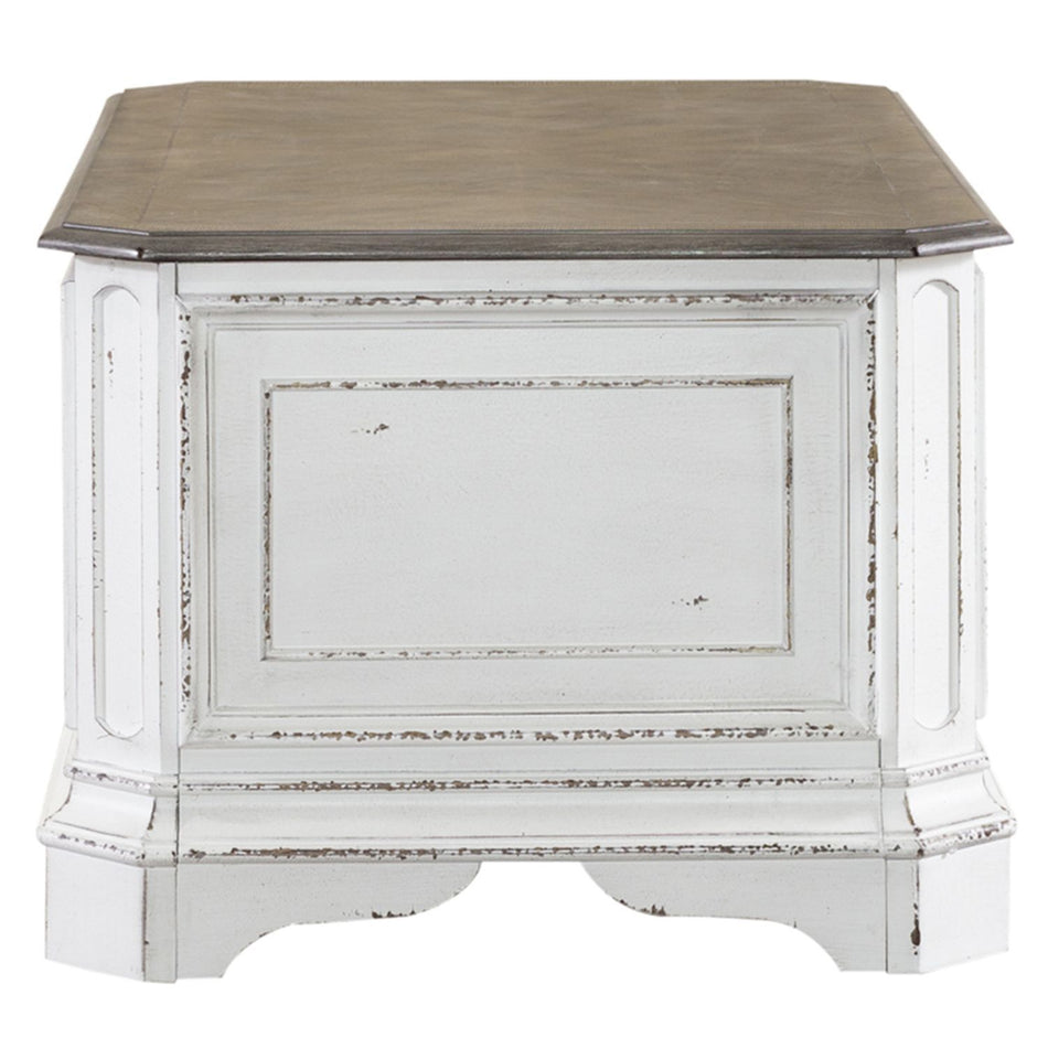 Magnolia Manor - Storage Trunk - Antique White