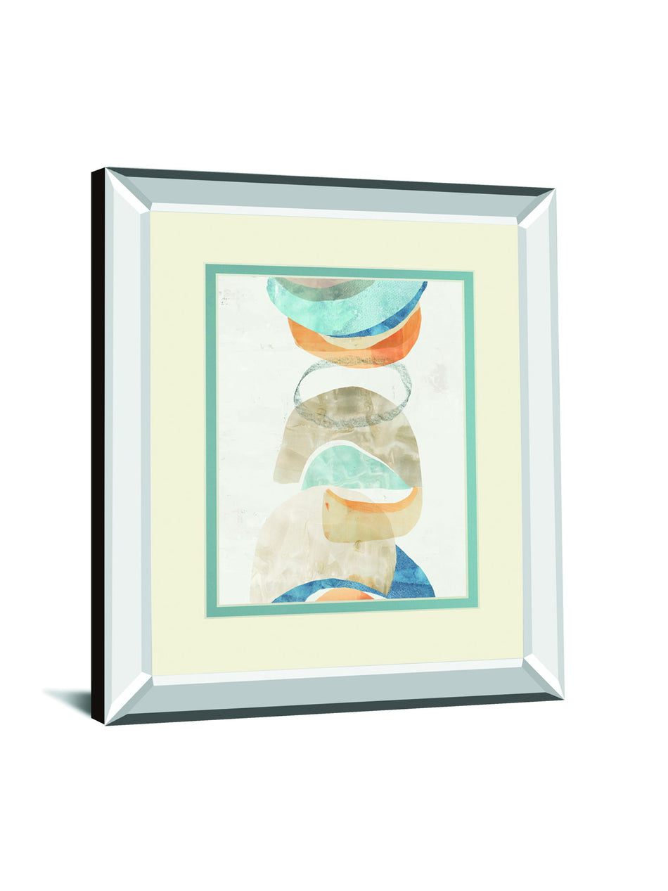 Magnetism I By Pi Studio Mirrored Frame - Blue