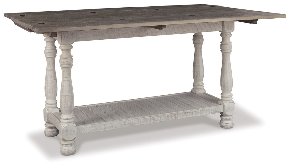 Mesa de sofá abatible Havalance - Gris/Blanco