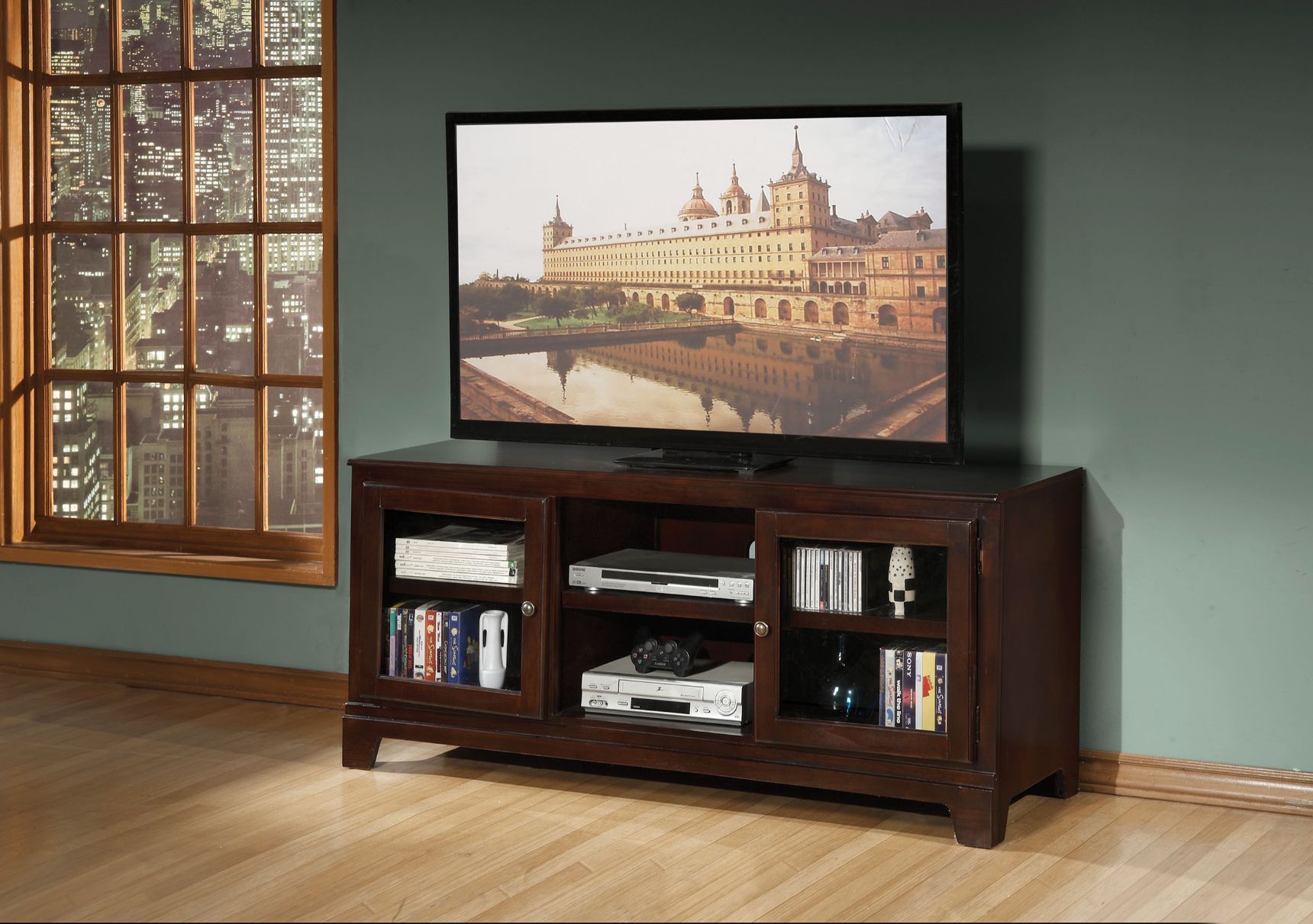 Halden - Mueble de TV - Merlot