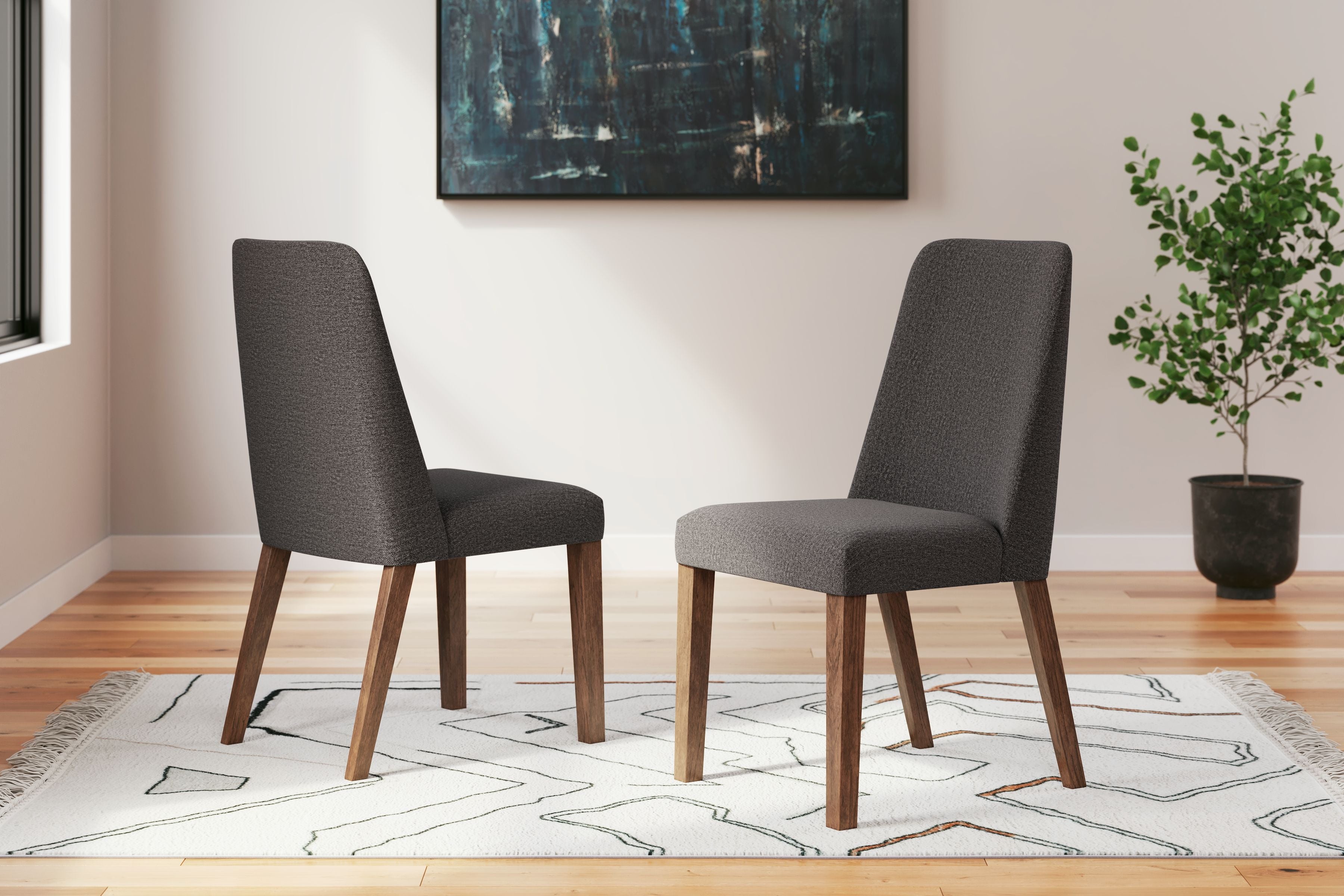 Lyncott - Silla auxiliar de comedor Uph (juego de 2)