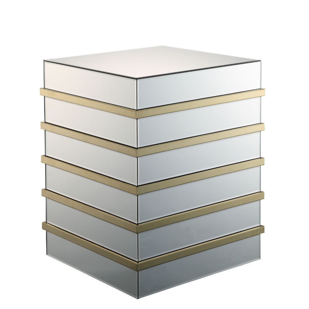 Dominic - End Table - Mirrored