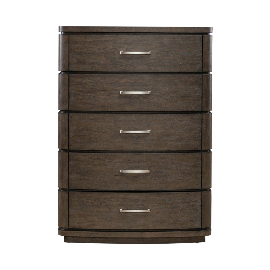 Cascade Falls - 5 Drawer Chest - Satin Espresso