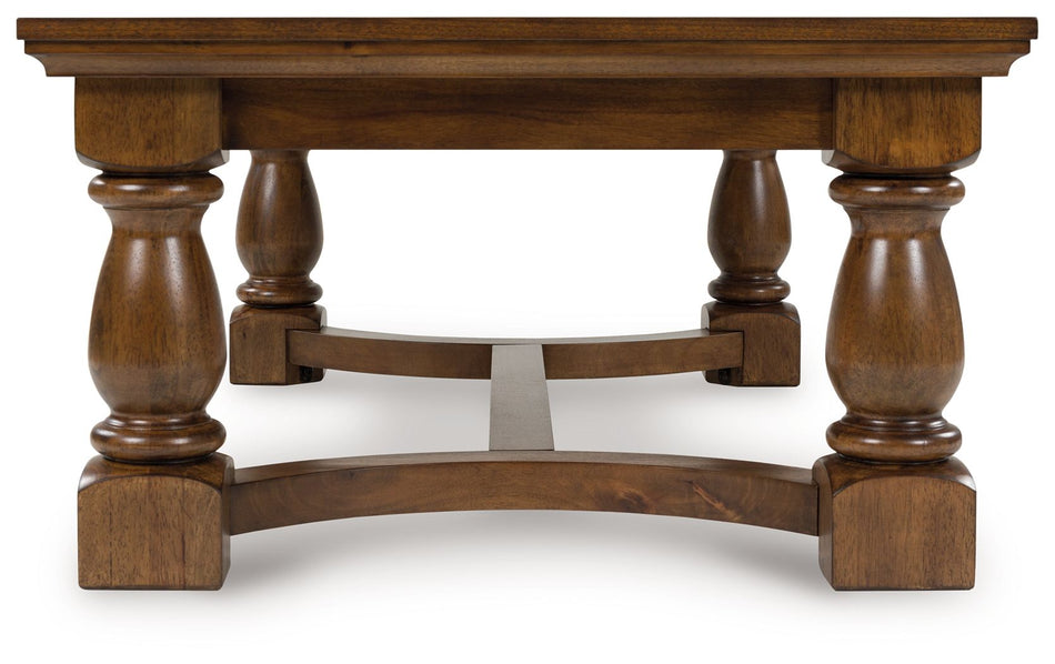 Sturlayne - Marrón - Mesa de cóctel rectangular