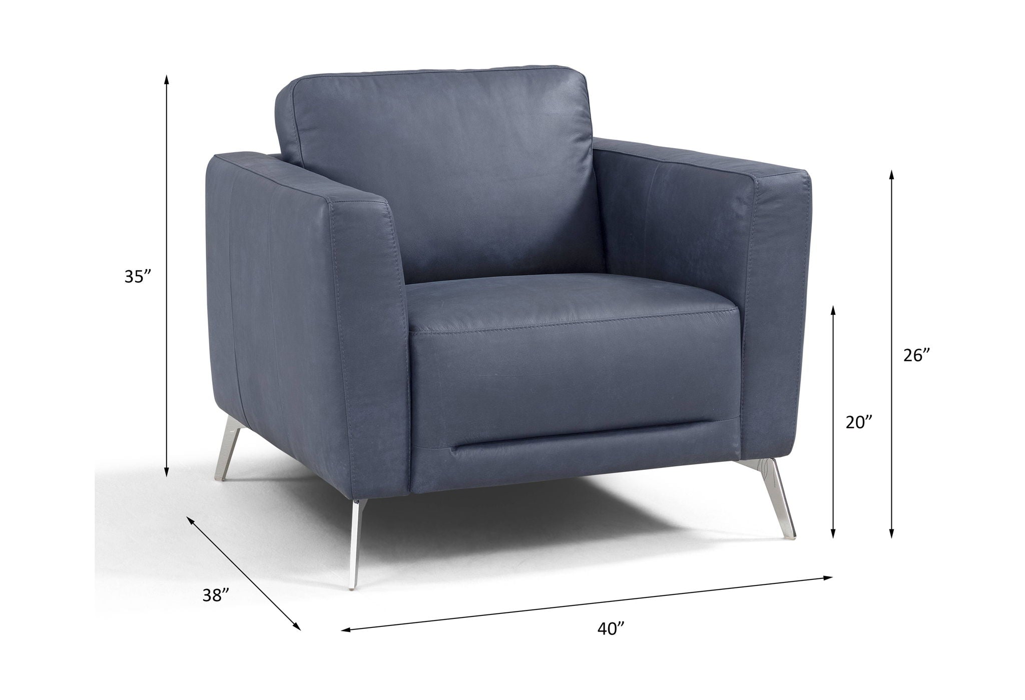 Astonic - Silla - Cuero Azul