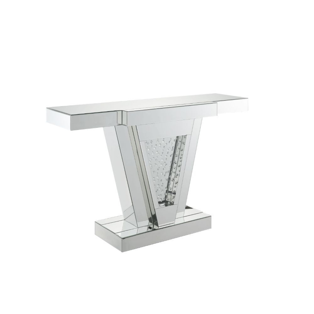 Nysa - Mesa auxiliar - Espejo - Madera - 32"