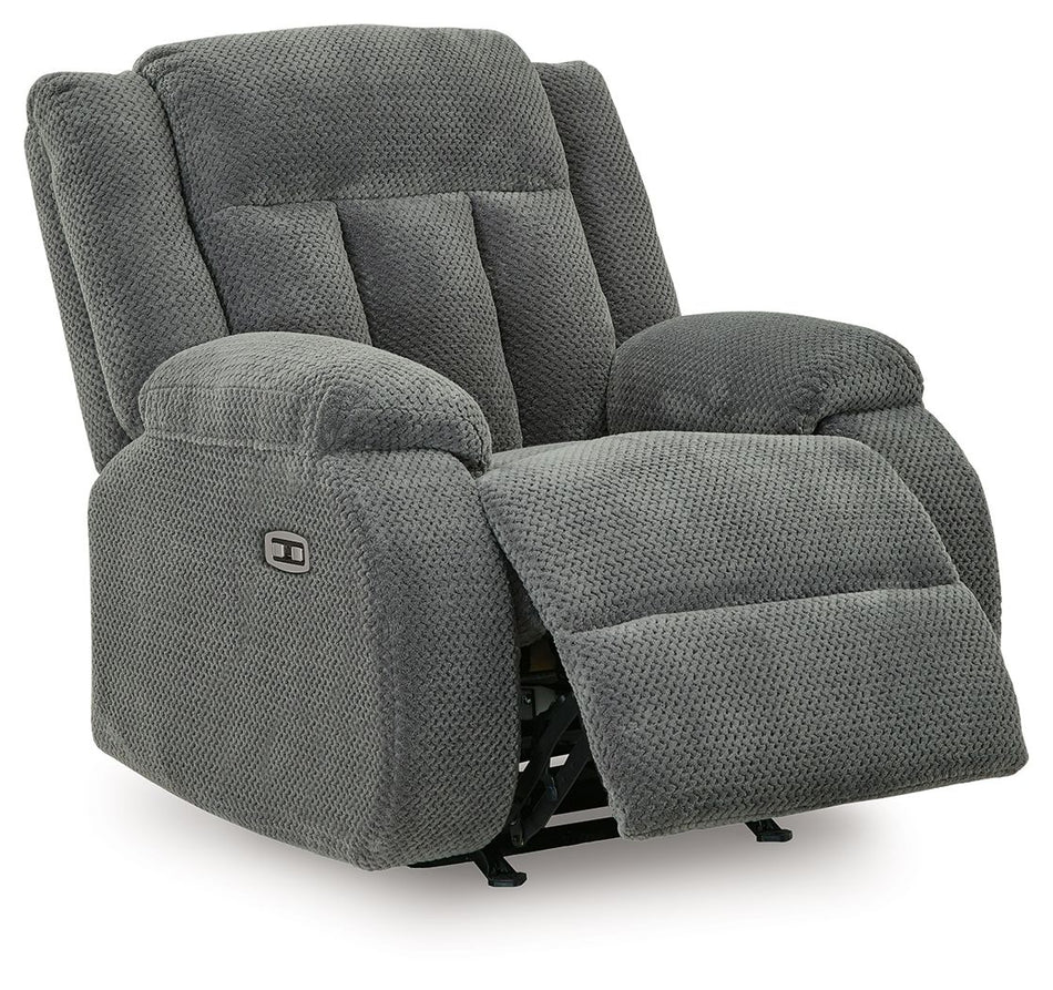 Observation - Power Rocker Recliner - Steel