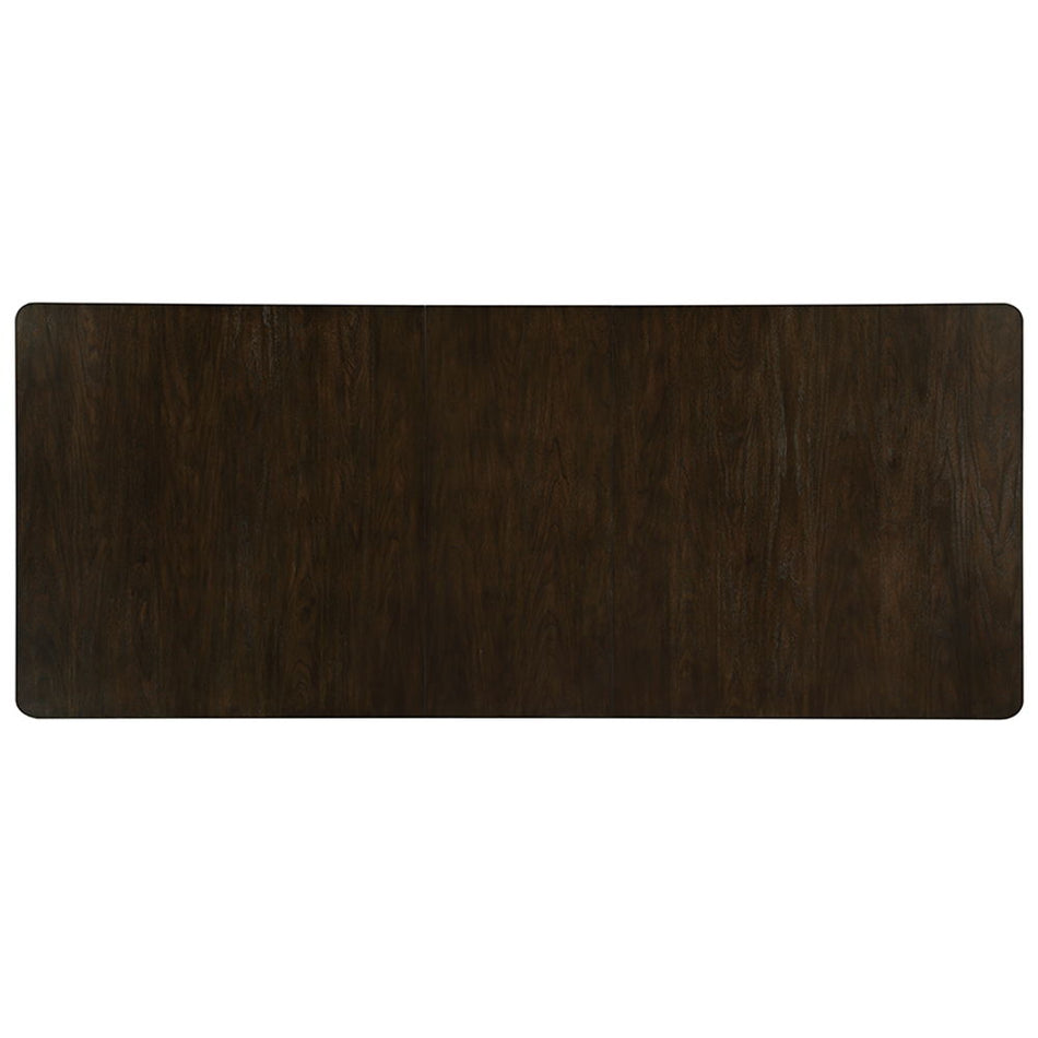 Carena - Dining Table With Leaf - White & Brown