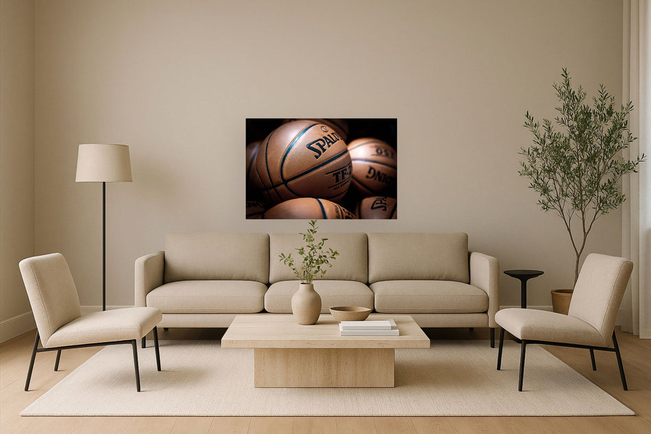 "Courtside Essence" Gloss Canvas - Gloss / Brown