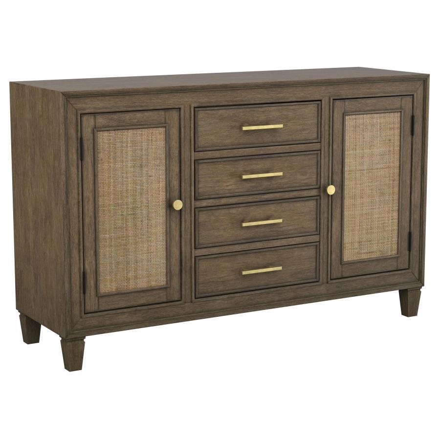 Matisse - 4-Drawer Sideboard Buffet Cabinet - Dark Brown