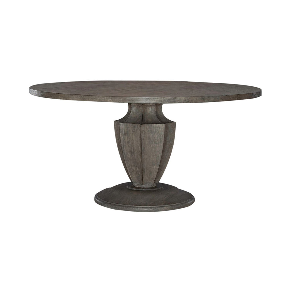Westfield - Pedestal Table - Dark Brown