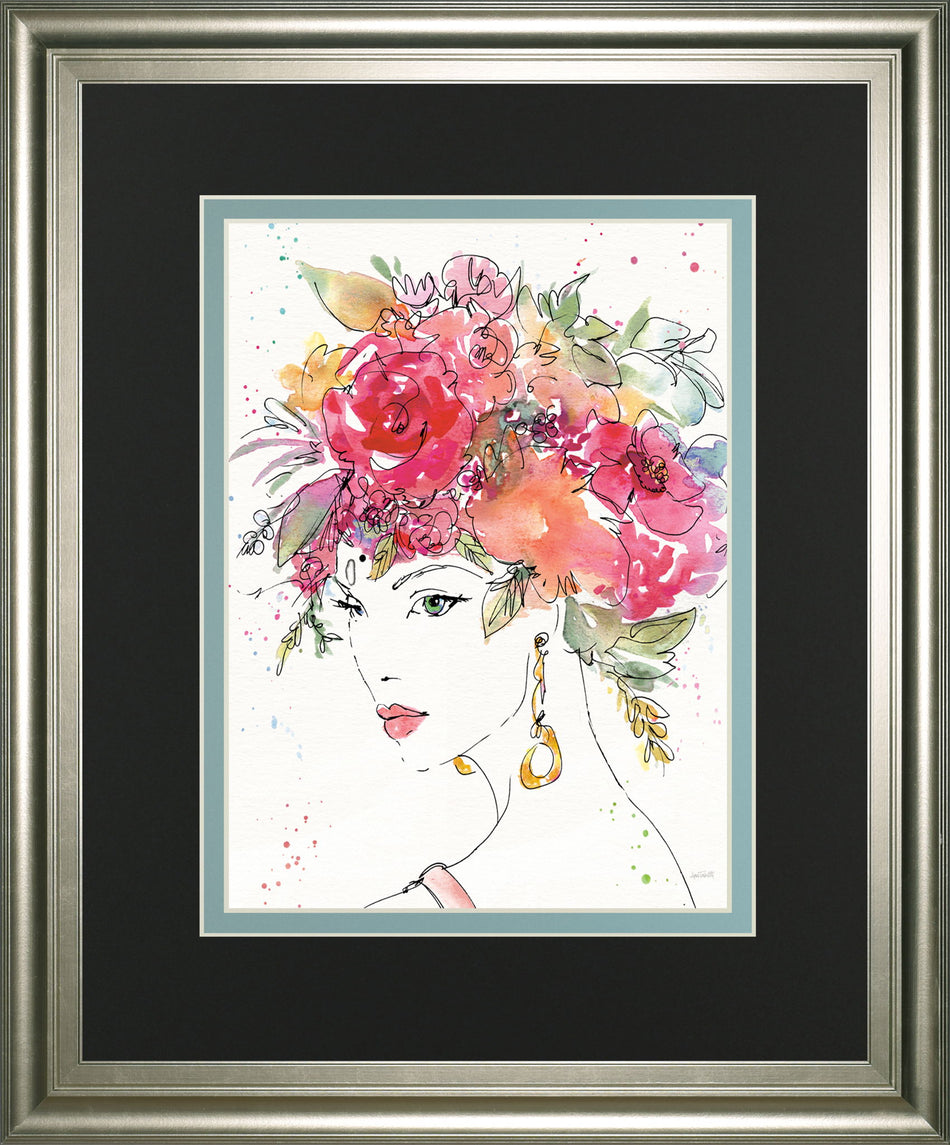Floral Figures II By Anne Tavoletti - Pink