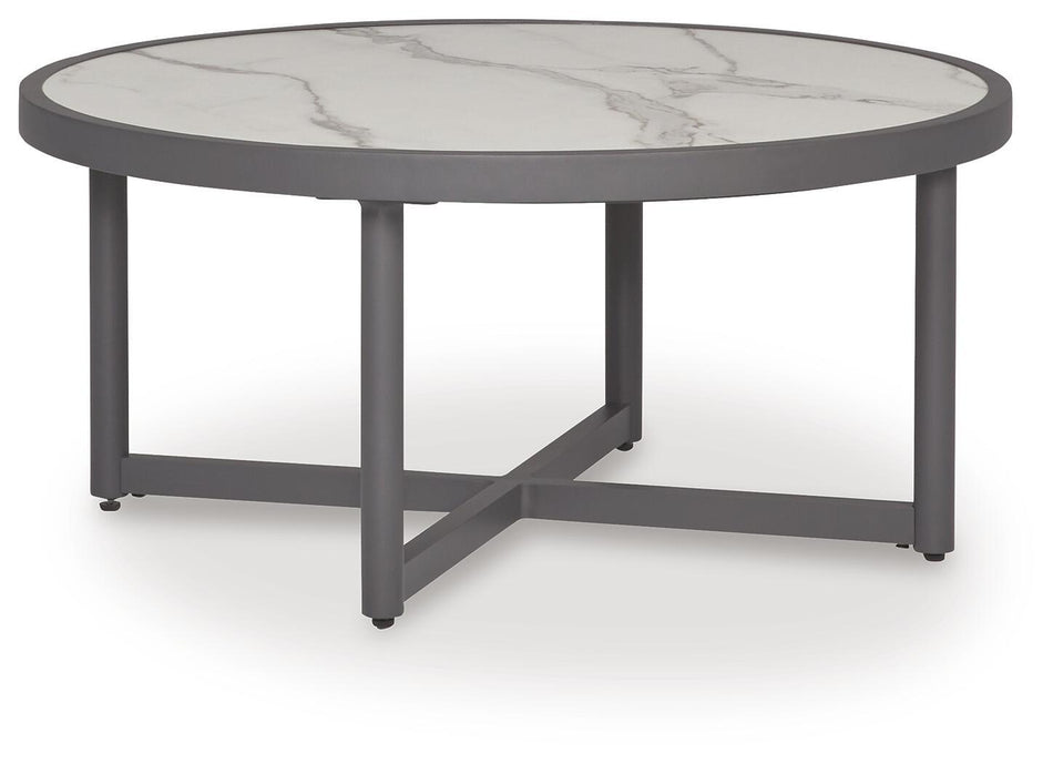 Ocean Beach - Round Cocktail Table - Gray