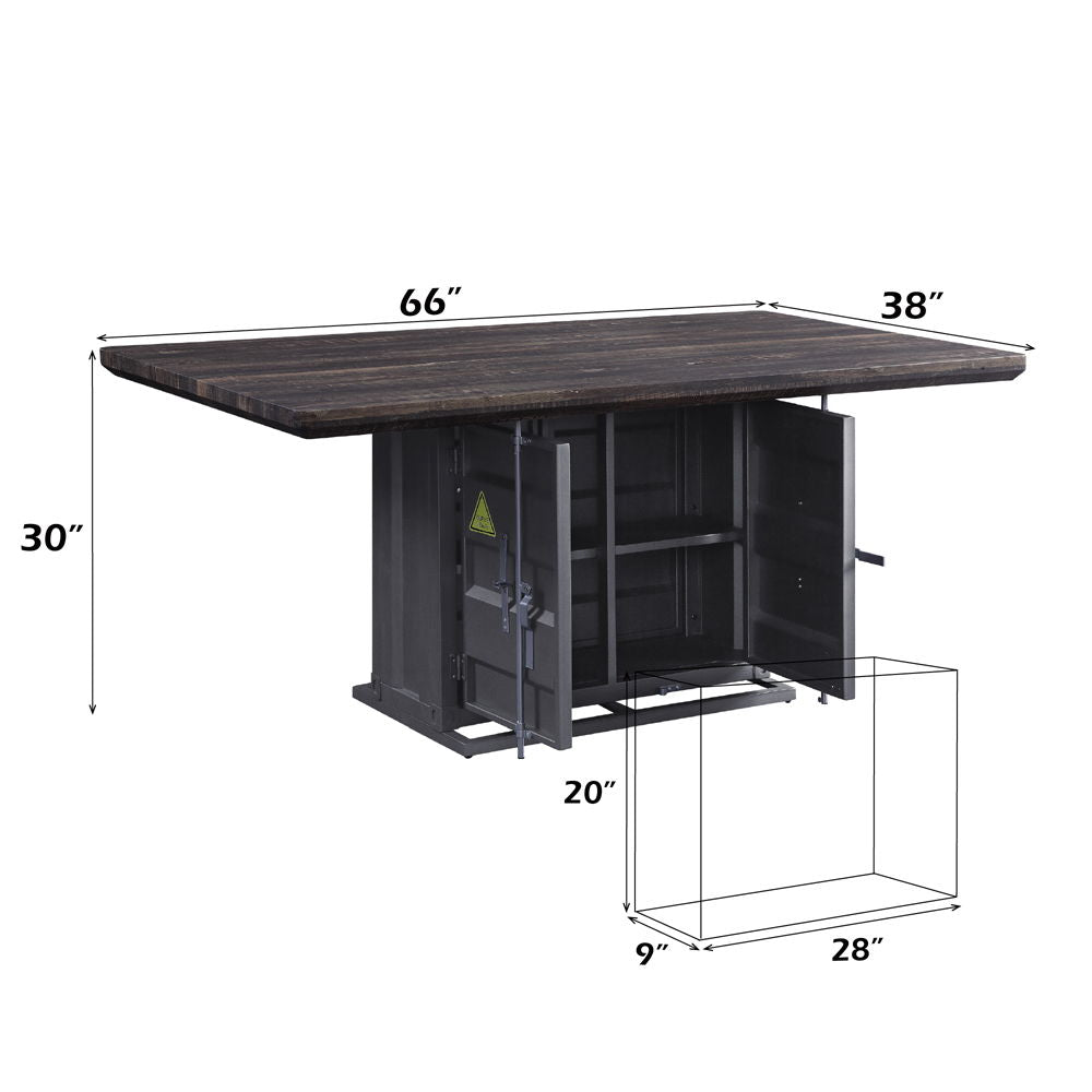 Mesa de comedor de carga