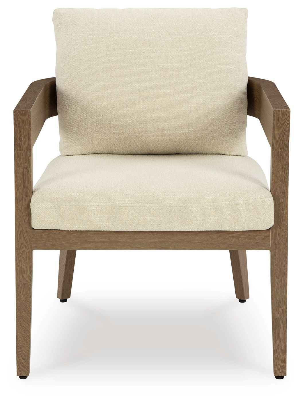 Sillón Serene Bay con cojín (juego de 2) en marrón oscuro y blanco