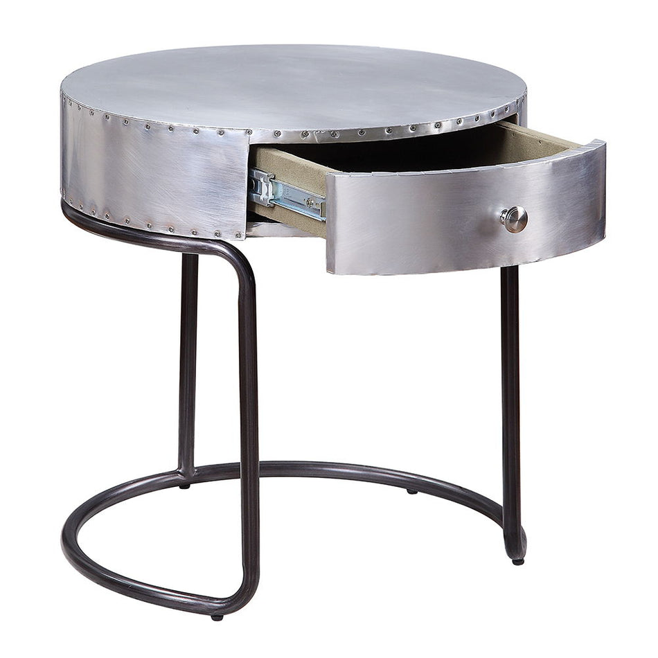 Brancaster - 21" End Table - Aluminum