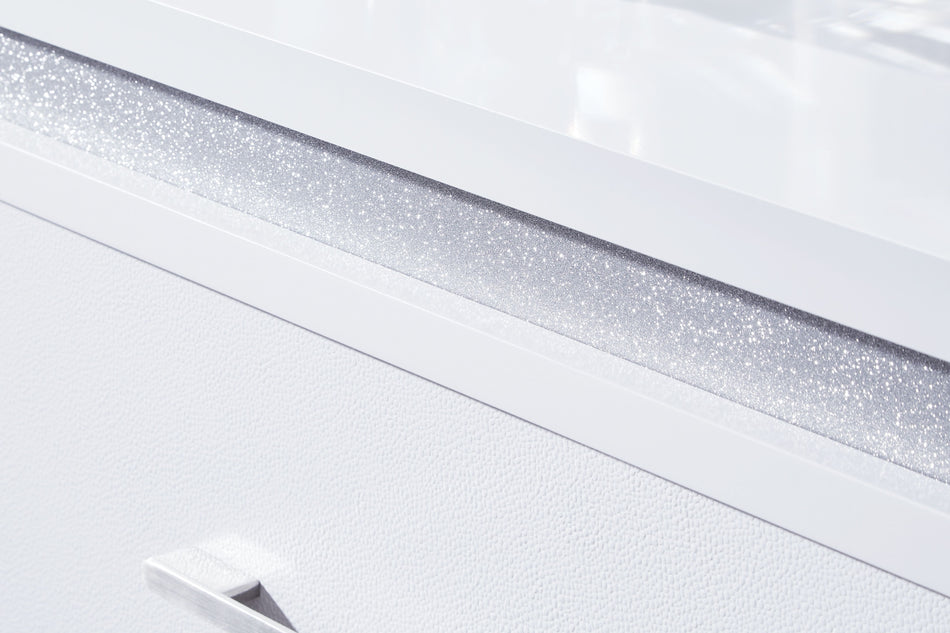 Jarlee - Dresser And Mirror - White