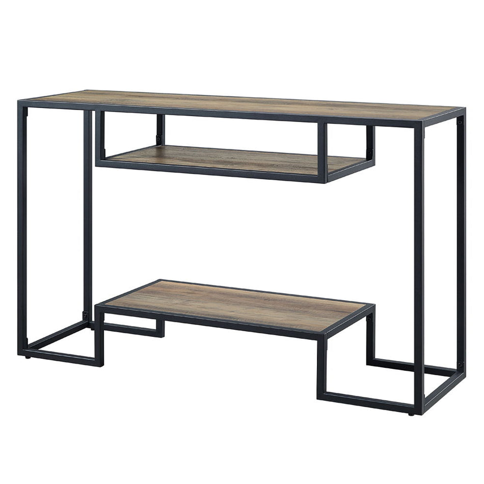 Idella - Sofa Table - Rustic Oak & Black