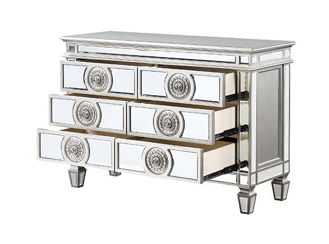 Varian - Servidor - Espejo y platino antiguo - 34"