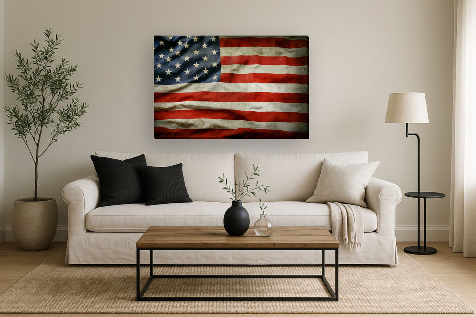 Gallery Wrapped Giclee on Canvas 36x48 - Red