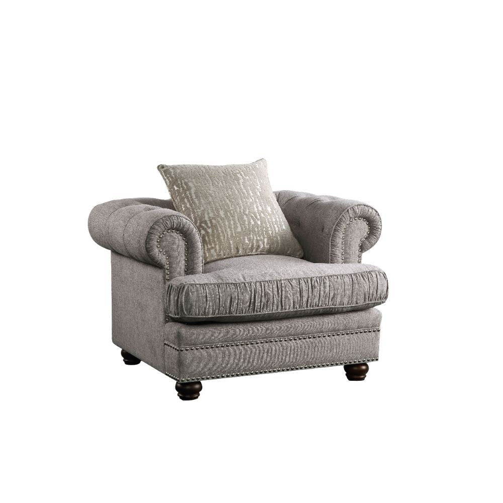 Gardenia - Silla - Tela Gris