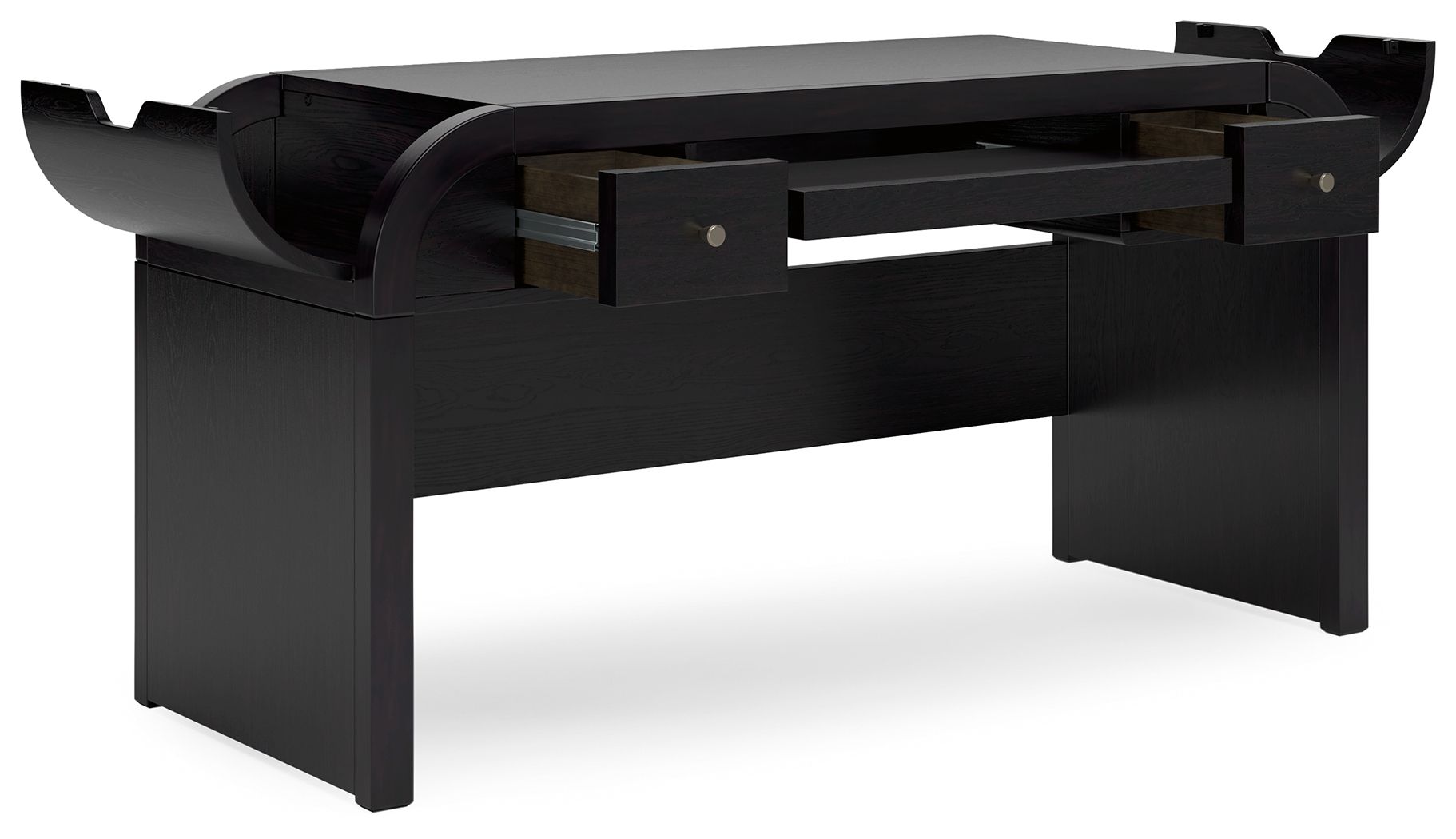 Rowanbeck - Negro - Escritorio para oficina en casa