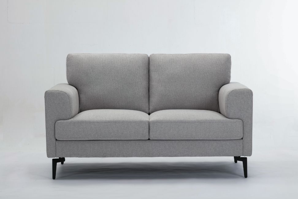 Kyrene - Loveseat - Lino gris claro