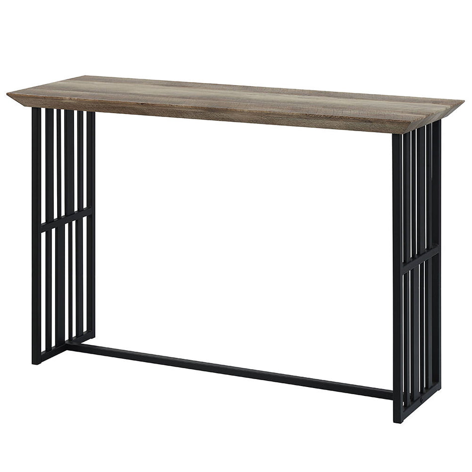 Zudora - Sofa Table - Antique Oak & Black